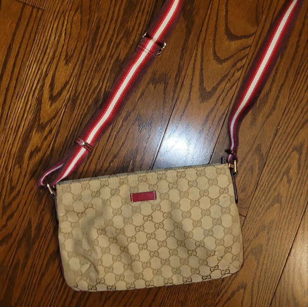 Authentic Gucci Canvas Bag